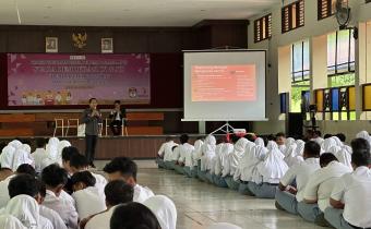 Lewat Program P5, Bawaslu Purbalingga Ajak 432 Siswa SMAN 1 Purbalingga Jadi Pengawas Partisipatif