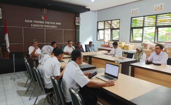 Bawaslu Kabupaten Purbalingga Bahas Persiapan Rapat Evaluasi Pengawasan Pemilihan 2024