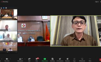 Bawaslu Purbalingga Ikuti Rapat Evaluasi Publikasi Bawaslu Provinsi Jateng