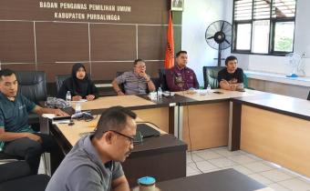 Bawaslu Purbalingga Ikuti Rapat Persiapan Pemeriksaan Kepatuhan Pengelolaan Anggaran Pilkada 2024