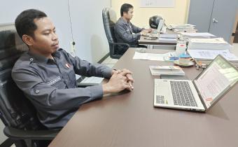 Bawaslu Purbalingga Ikuti Rapat Evaluasi Pemutakhiran Data Pemilih Berkelanjutan Secara Daring