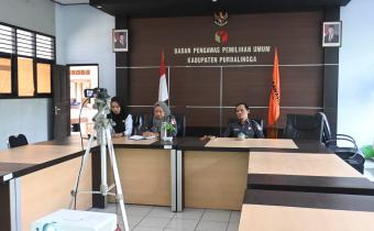 Bawaslu Kabupaten Purbalingga Ikuti Diskusi Hukum Pemilu
