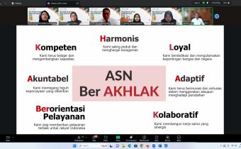 CPNS Bawaslu Kabupaten Purbalingga Ikuti Pelatihan Dasar CPNS melalui Virtual Classroom