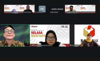 Bawaslu Purbalingga Ikuti Diskusi Hukum Selasa Menyapa Bahas Tantangan Empirik Pencalonan