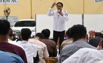 Terima sosialisasi pengawasan partisipatif, Siswa SMK YPT 2 Antusias Ajukan Pertanyaan