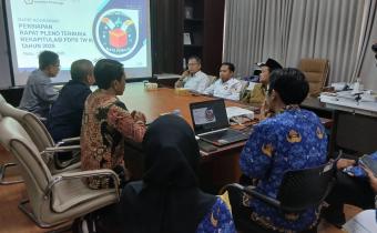 Persiapan Pleno PDPB, BAWASLU-KPU Purbalingga Koordinasi Bahas hal Ini