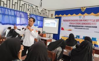 Bawaslu Purbalingga Bekali Pelajar SMK Muhammadiyah dengan Pengawasan Partisipati