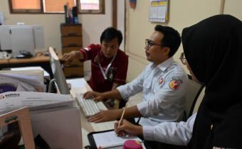 Ketua Persatuan Wartawan Indonesia Kunjungi Kantor Bawaslu Purbalingga Sampaikan Saran Masukan Pemberitaan