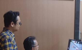 Bawaslu Purbalingga Ikuti Sosialisasi Penulisan Laporan Penguatan Kelembagaan Secara Daring