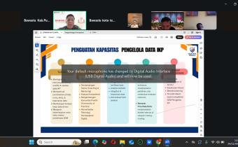 Bawaslu Purbalingga Ikuti Sosialisasi Standar Mutu Data dan Pengembangan Kompetensi Pengelola IKP