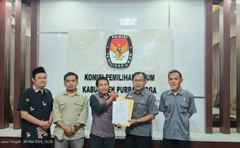 Bawaslu Purbalingga Awasi Verifikasi Administrasi Pemutakhiran Data Partai Politik Semester II 2025