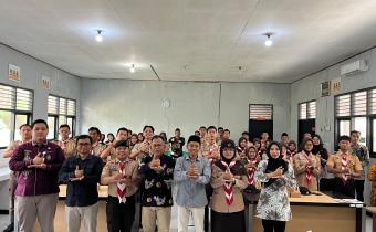 Bawaslu Purbalingga Gandeng Pramuka dalam Pendidikan Pengawasan Partisipatif untuk Pemilih Pemula
