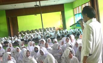 Bawaslu Purbalingga Sasar Pemilih Pemula, Ajak Siswa SMK Soedirman  Awasi Pemilu