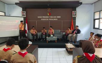 Bawaslu Purbalingga Perkuat Kader Pengawas Partisipatif Melalui Sinergi dengan Gerakan Pramuka