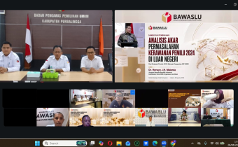 Bawaslu Purbalingga Ikuti Diskusi Akar Masalah Kerawanan Pemilu di Luar Negeri